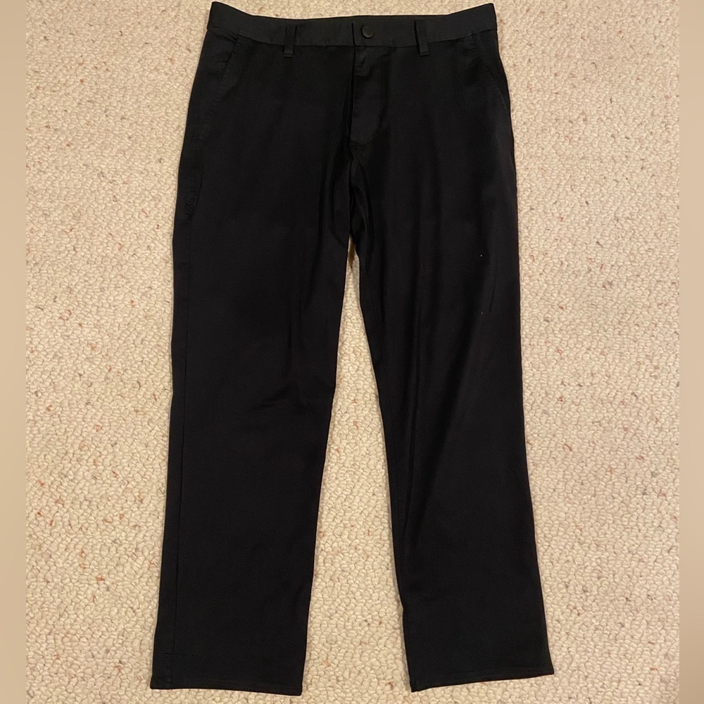 RHONE Black Athletic Trousers Sz 31